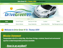 Tablet Screenshot of drivegreenvi.com